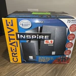 New Creative Inspire 5.1 5200 Multimedia Speakers Sealed Vintage Gaming Eax 75W. Fixed Price $174.99.