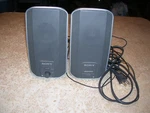 Pair Of Sony Mega Bass SRS-A202 Desktop Speakers. Fixed Price $19.99.
