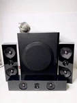 Samsung PS-EW2-2 Center Speaker PS-EC2-2 PS-ES5-2 Home Theater System Lot Of 4. Fixed Price $61.75.