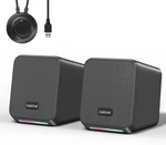 Uakinat Rgb Computer Speakers Usb Powered Gaming Pc Laptop Bass Sound. Fixed Price $10.49.