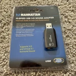Manhattan Usb-a To 3.5 Mm Audio Adapter (150859). Fixed Price $9.99.